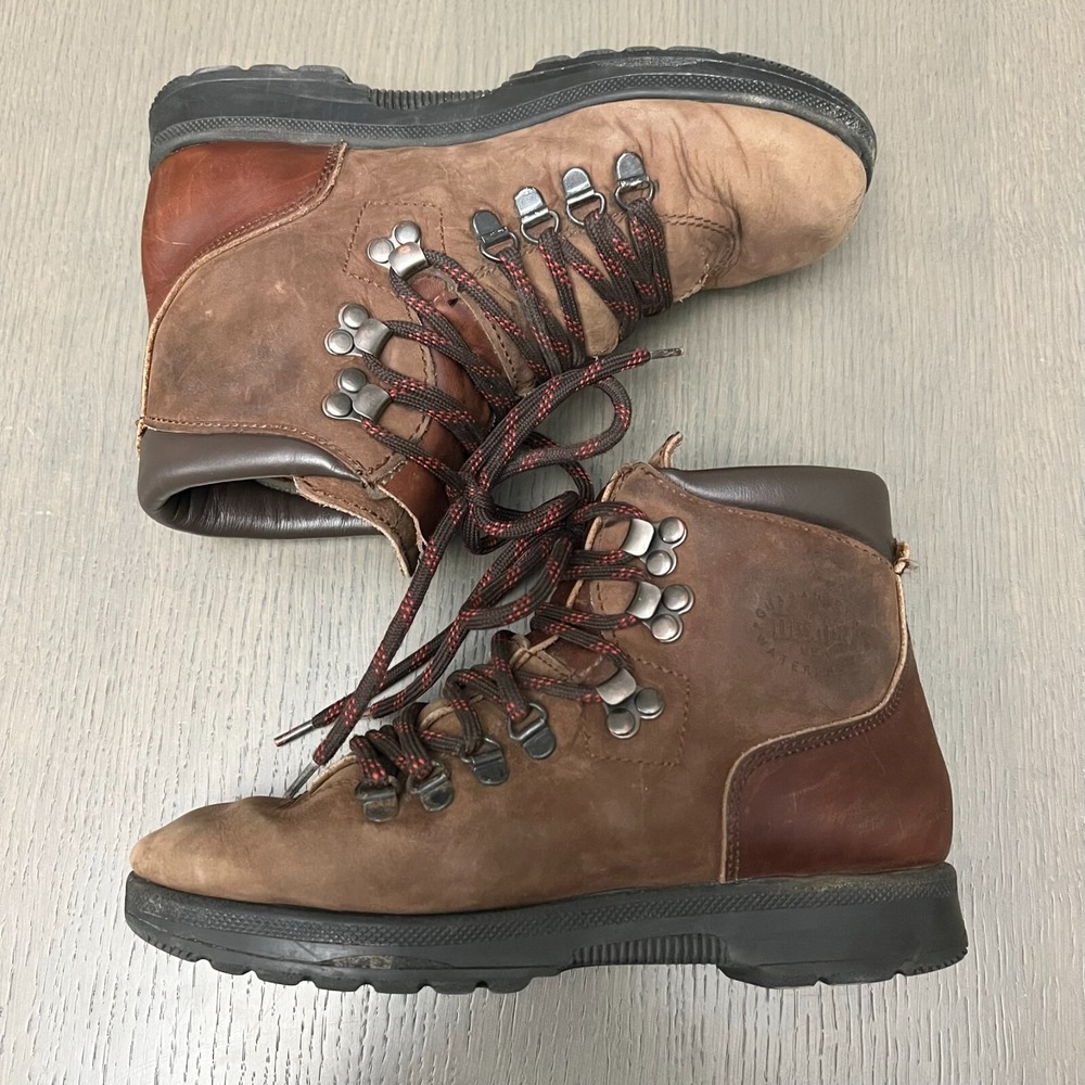 Dexter Women's Size 7W Brown Suede Hiking Boots USA Made Mountaineering
